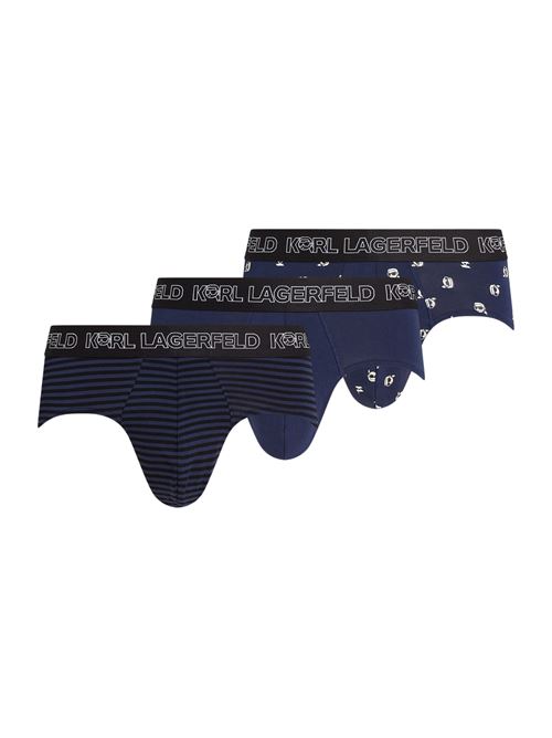 Confezione intimo uomo fantasia in cotone bio Karl Lagerfeld jeans | A1M470431QG